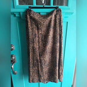 Old Navy Animal Print Maxi Skirt